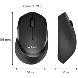 Logitech M330 Silent Plus schwarz