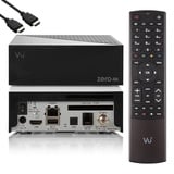 VU Zero 4K - UHD HDR Sat Receiver mit 1x DVB-S2X Tuner, E2 Linux Smart Receiver, YouTube, CI + Kartenleser, Media Player, HbbTV Mediathek, USB PVR Funktion + EasyMouse HDMI-Kabel