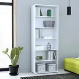 Forte TEMPRA 2 Standregal 73,7 x 34,8 x 197,5 cm Weiß