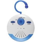 Orivin Wasserdichtes Duschradio, tragbares Mini-UKW-Radio mit eingebautem Lautsprecher und Antenne, Lange Akkulaufzeit für Badezimmer, Küche und Außenbereich