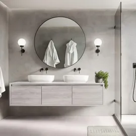 ML-Design Deluxe PVC Bodenbelag, Selbstklebende Vinylboden, 16 Dielen, Weiß Eiche,