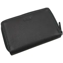 myledershop Kreditkartenetui Unisex schwarz