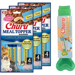 INABA Hundefutter Topper Huhn Rezept 12x14g + Futterlöffel GRATIS! (Rabatt für Stammkunden 3%)