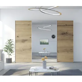 OTTO home Schwebetürenschrank TOMA 315 x 229 x 62 cm Braun/Grau