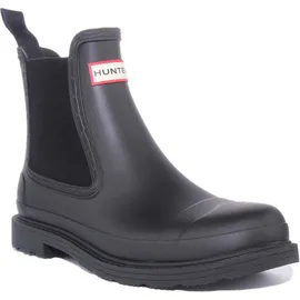 Hunter Commando Chelsea Boot Herren Schwarz 43