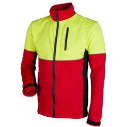 Profiforest Softshelljacke mit Membran, rot-gelb, XXL