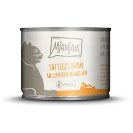 MjAMjAM Nassfutter Saftiges Huhn an Leckeren Möhrchen 200 g
