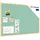 ALLboards Pinnwand 90 x 60 cm Mint