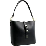 toscanto Umhängetasche Leder Black