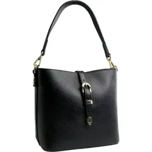 toscanto Umhängetasche Leder Black