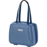 Skyhopper Harte Beauty Case 13 L - Hartschale Kosmetikkoffer Damen - Handgepäck - Schloss (blau)