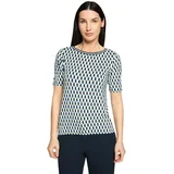 Betty Barclay Rundhals-Shirt Blau/Grün 40