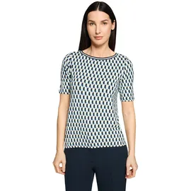 Betty Barclay Rundhals-Shirt Blau/Grün 40