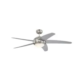 Westinghouse Bendan 132 cm Deckenventilator mit LED silber inkl. Fernbedienung