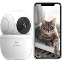 ANTELA Überwachungskamera Innen 1080P, 2,4GHz /5GHz WLAN IP Kamera,