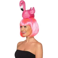 Smiffys Flamingo-Stirnband, Rosa Halloween