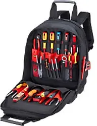 Hultafors Werkzeugrucksack 37 x 34 x 48 cm Schwarz, Rot