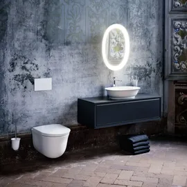 Laufen The New Classic Wand-WC mit WC-Sitz Weiß