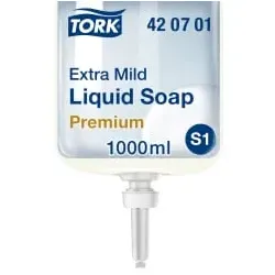 Tork Flüssigseife S1, S11 kompatibel extra mild, duftstofffrei 420701 , 6 Flakons à 1000 ml