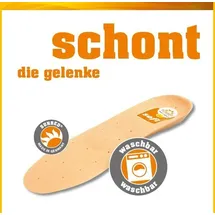 Sunbed Einlegesohlen 45 bunt