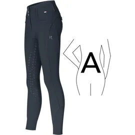 Kingsland KLKimi Mid Waist Vollgrip Reithose 36 Blau
