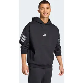 adidas Herren Kapuzensweat Future Icons 3-Streifen, MGREYH, XXL