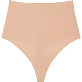 Triumph Shape Smart Highwaist-String, Shaping-Effekt, nahtlos, für Damen, beige XL