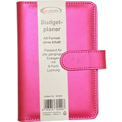 Budget-Planer A6 ohne Inhalt pinkj
