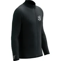 Compressport Seamless Zip Sweatshirt kapuzenjacke schwarz