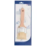 thermohauser Holzpinselset 2-teilig, Naturborsten, Breiten 4 und 6 cm, Natur