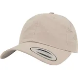 Flexfit Low Profile Washed Cap Beige, Größe ONE SIZE