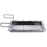 chefgastro Plancha 28,7 x 44,1 cm Edelstahl silber