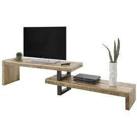 Stolkom Beed TV-Lowboard 140,00x45,00x40,00 Braun/Massivholz