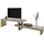 Stolkom Beed TV-Lowboard 140,00x45,00x40,00 Braun/Massivholz