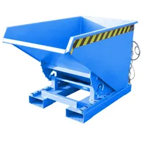Bauer Kippbehälter Stahl 0,3 m3 blau