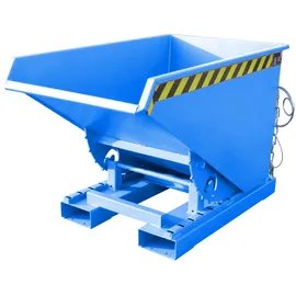 Bauer Kippbehälter Stahl 0,3 m3 blau