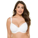 Ulla Popken Damen Pantys, 3er-pack Panties, Weiß, 54-56 EU