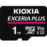 KIOXIA Exceria plus 1024 GB, MicroSDXC, Klasse 3, UHS-I, Speicherkarte, Schwarz