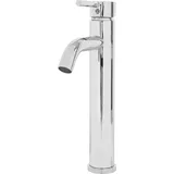 luxebath Wasserhahn Bad hoch, Waschtischarmatur für Badezimmer, Chrom, Messing Rund,