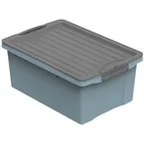 Rotho Stapelbox Compact A4 13 l Blau