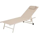 BEST Freizeitmöbel Best Travis 185 cm x 55 cm x 97 cm Beige
