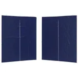Arborthrum Party Zelt Seitenteil 2 pcs Seitenwand für Pavillon Seitenplane Ersatzwand für Partyzelt Gartenzelt Blau 200 x 195 cm PE und Stahl
