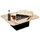 Hi Bierkasten Holztisch 79 x 57,5 x 10,5 cm Braun