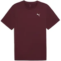 Puma TAD Essentials Solid CAT Tee (LC Small Cat) Herren T-Shirt, rot - XL