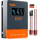 PowMr 60A MPPT Solar Laderegler 12V/24V/36V/48V MAX PV Input Spannung 160VDC mit großem LCD Display, Arbeiten mit Auto AGM, Gel, überfluteten und Lithium Batterien, Plug-and-Play (Upgraded version)