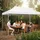 Costway Faltpavillon 3 x 6 m inkl. 4 Seitenteile Weiß/Silber