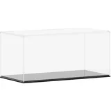vidaXL Vitrine, Schaukasten Staubschutz, Sammlervitrine für Sammlerstücke Spielzeug Figuren, Ausstellungsbox Acrylbox, Transparent Acryl