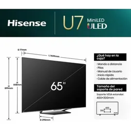 Hisense 65U7NQ 65 Zoll MiniLED ULED 4K TV