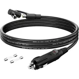 Auto Zigarettenanzünder auf DC7909 8mm DC8020, AutoLadegerät Adapter, 12V Ladegerät Kabel für Jackery Bluetti Anker und meinsten Tragbare Powerstation, Solargenerator, Solarpanel, RV, GPS usw.