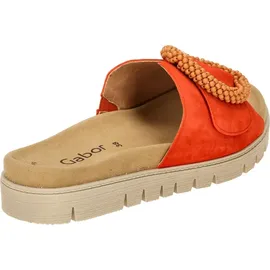 Gabor Pantolette orange 63745-15 Damen, Orange 39